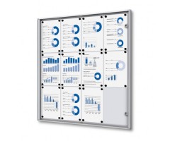 Rakinamas aliuminio rėmas su magnetine lenta  931x963 mm