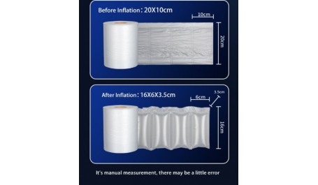 Pripučiamų pakavimo oro maišelių juosta, 500 m