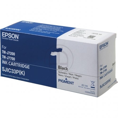 Epson SJIC33P(K) (C33S020655), Juoda kasetė