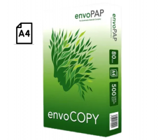 Biuro popierius ekologiškas envoCOPY  A4, 80g, 500 lapų